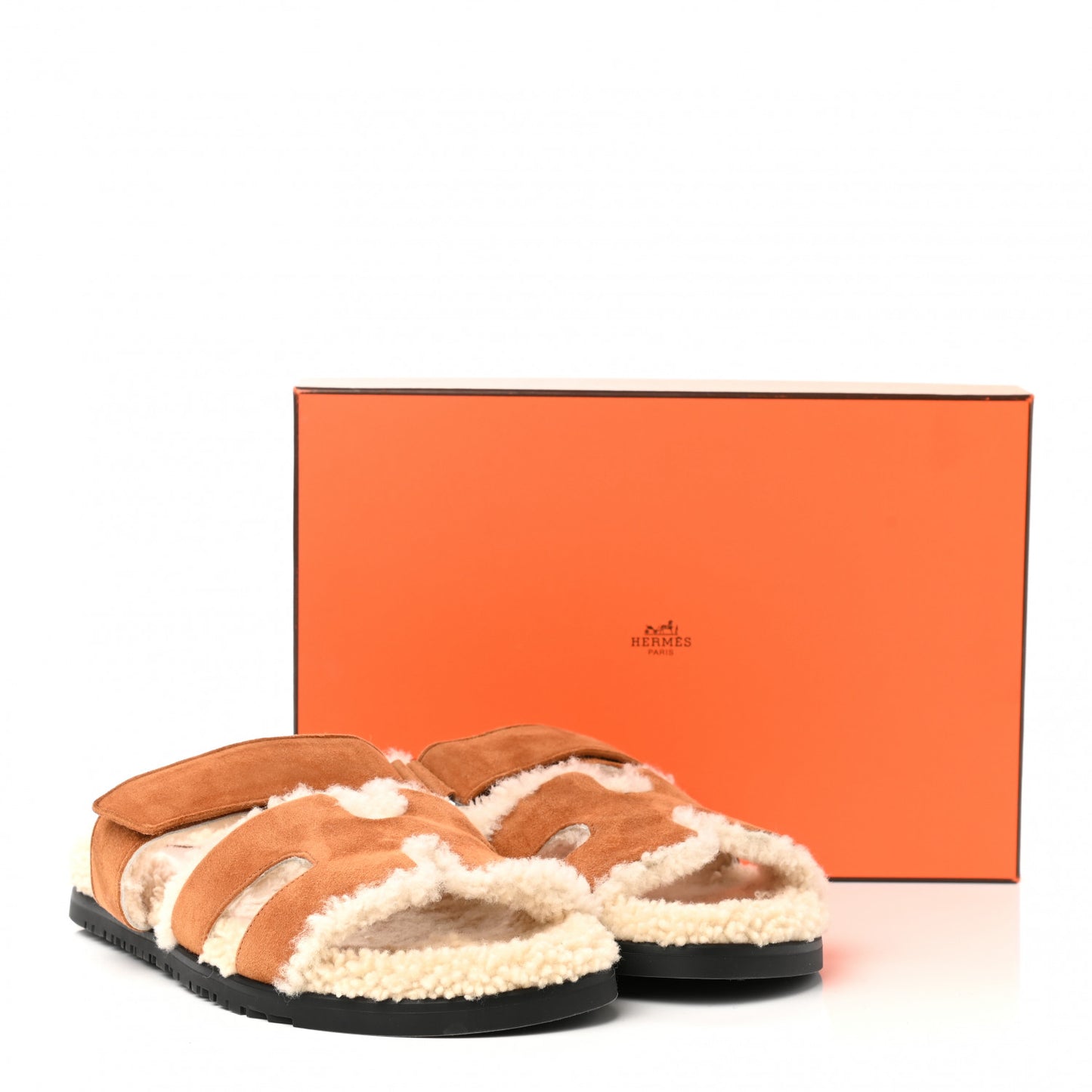 Suede Goatskin Woolskin Womens Chypre Sandals 40 Naturel Ecru