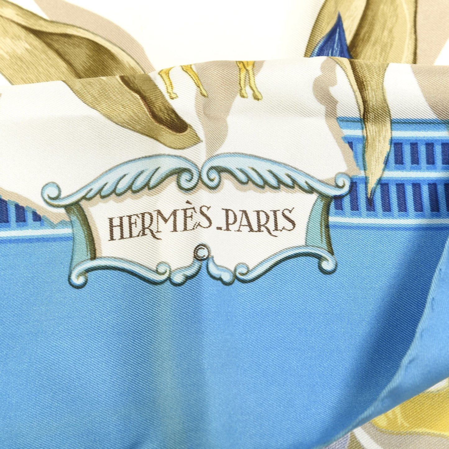 Silk La France Hippique Scarf 90