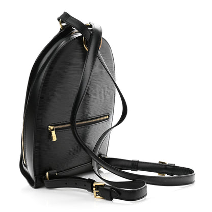 Louis Vuitton Epi Mabillon Backpack Black 2 of 10