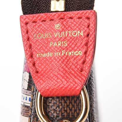 Louis Vuitton Damier Ebene 2016 Christmas Animation Mini Pochette Accessories 8 of 9
