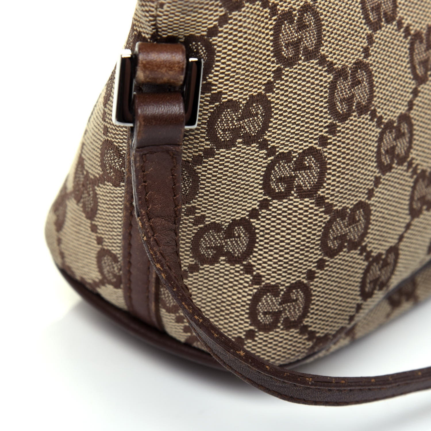 Gucci Monogram Boat Pochette Brown 17 of 19