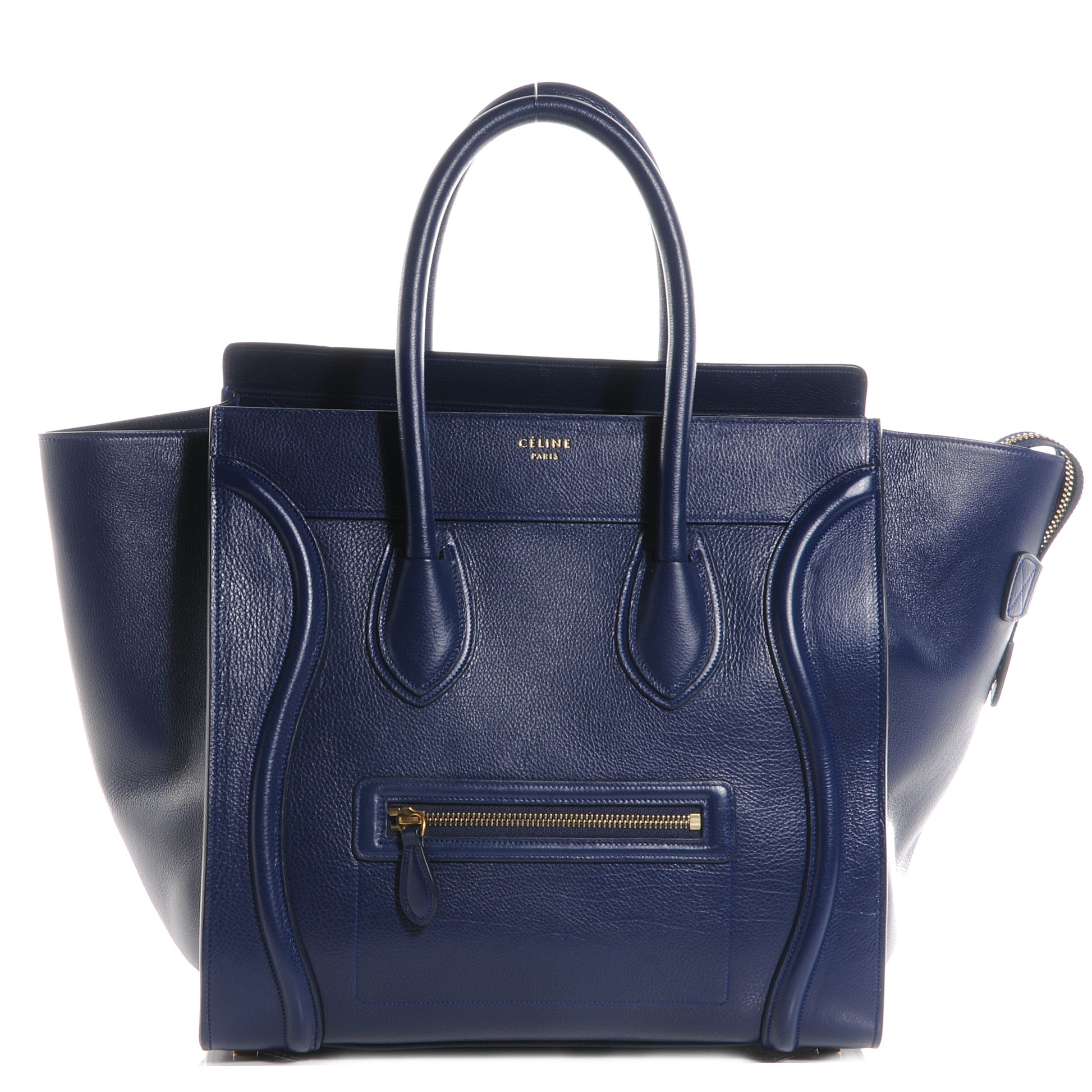 Celine Baby Calfskin Leather Mini Luggage Ink 1 of 9