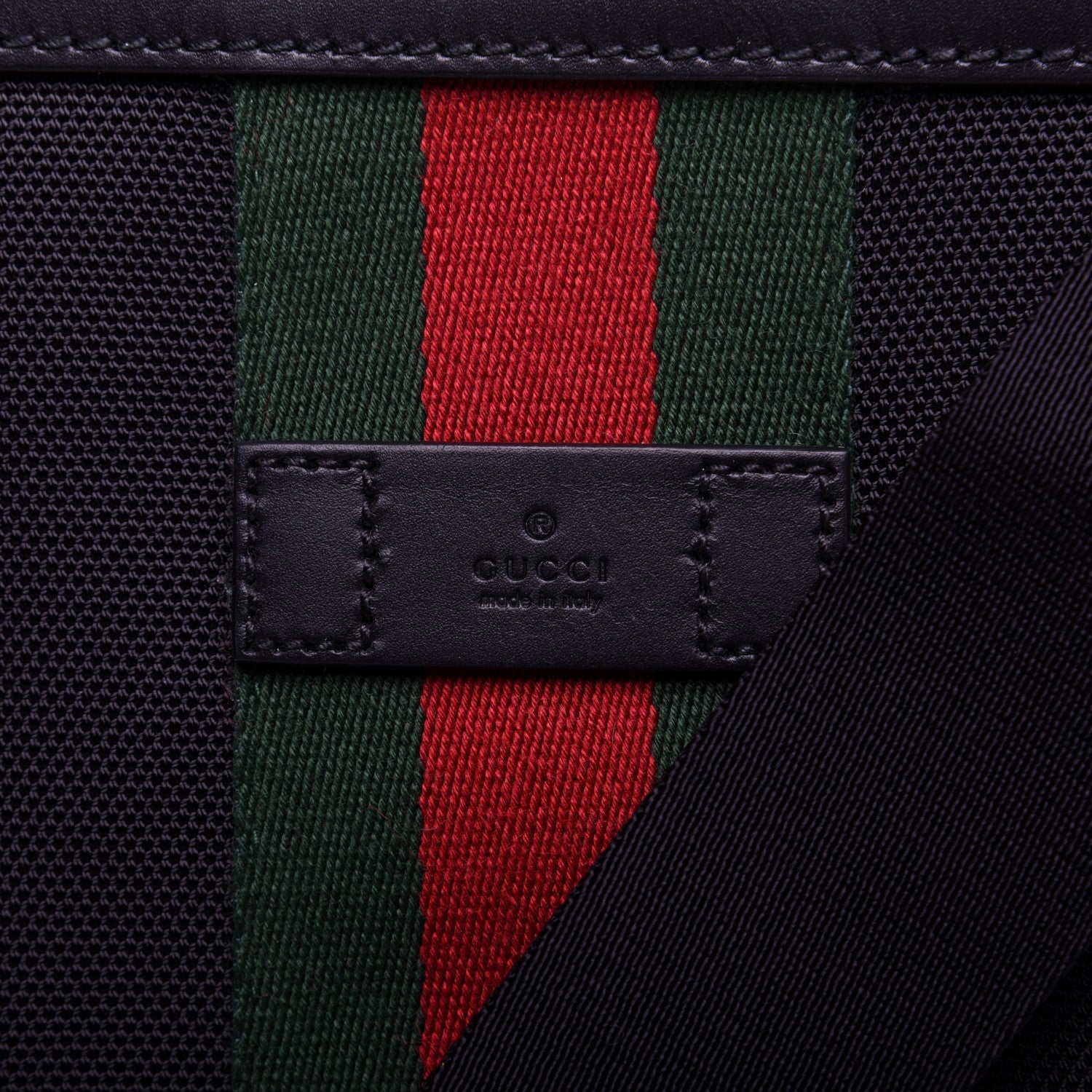 Gucci Techno Canvas Web Messenger Bag Black 11 of 13