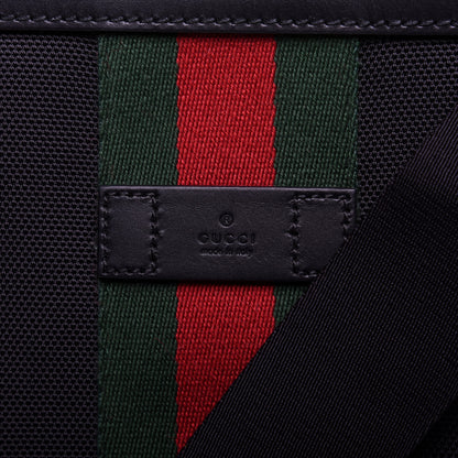 Gucci Techno Canvas Web Messenger Bag Black 11 of 13