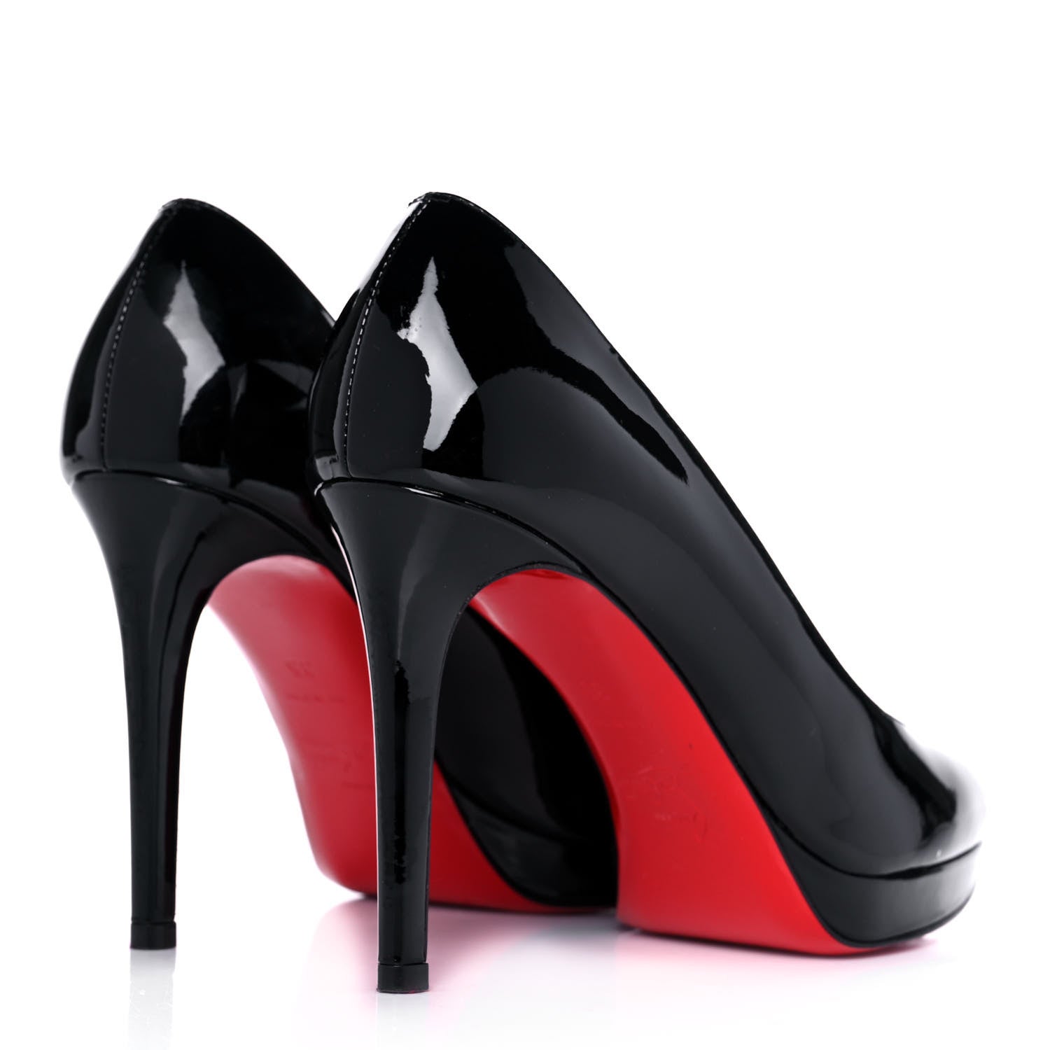 Christian Louboutin Patent Decollete 868 100 Pumps 35 Black 4 of 13