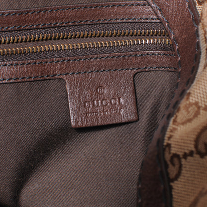 Gucci Monogram Large Jockey Hobo Ebony 6 of 8