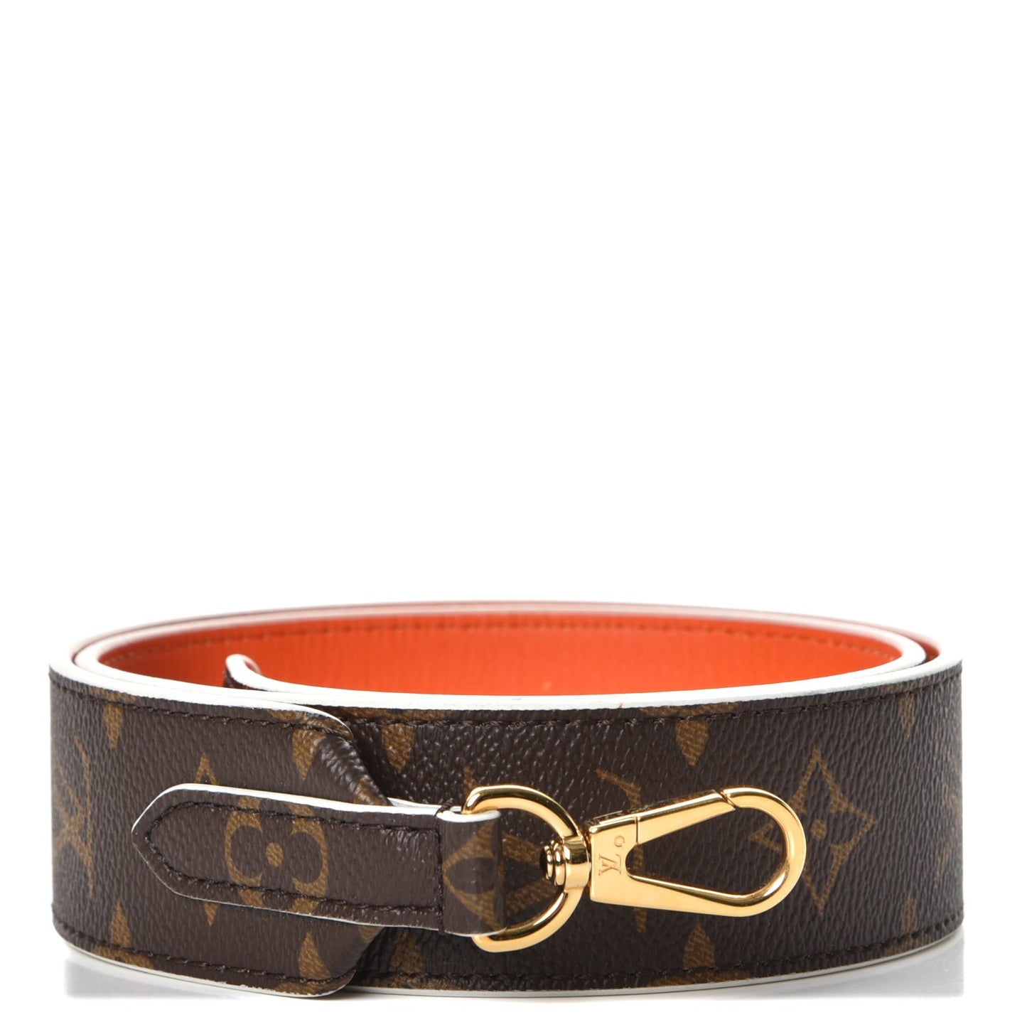 Monogram Bandouliere Shoulder Strap Orange