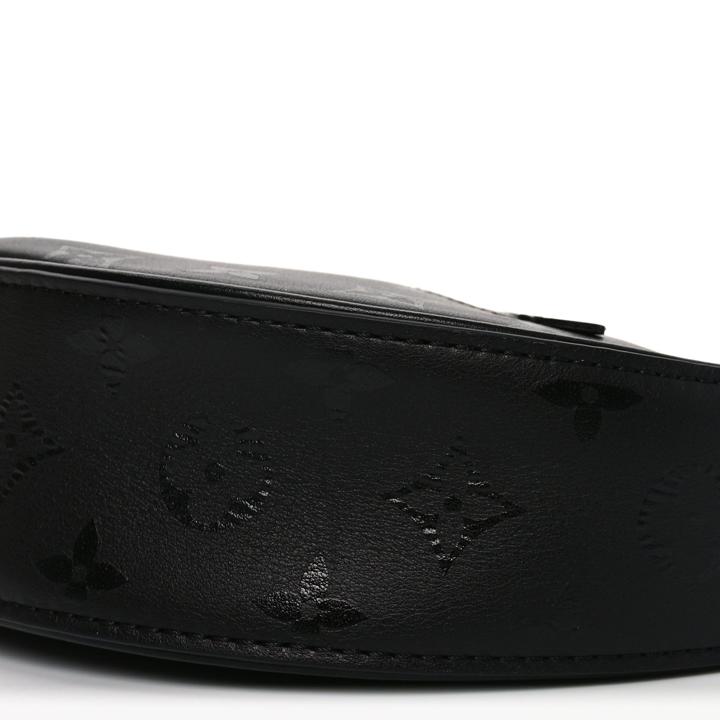 Calfskin Monogram Loop H27 Black