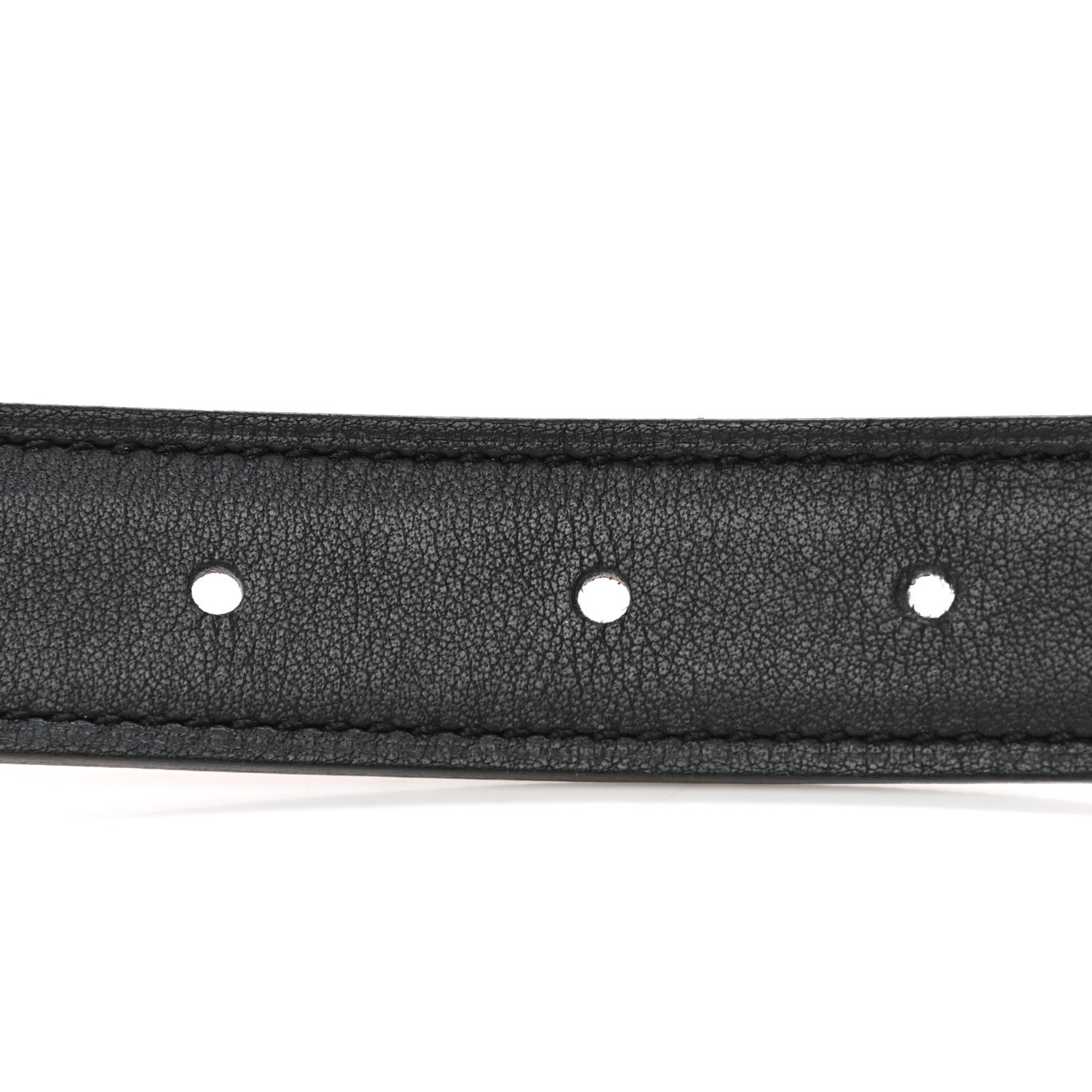 Hermes Swift Epsom 24mm H Belt 85 Black Gold 3 of 8