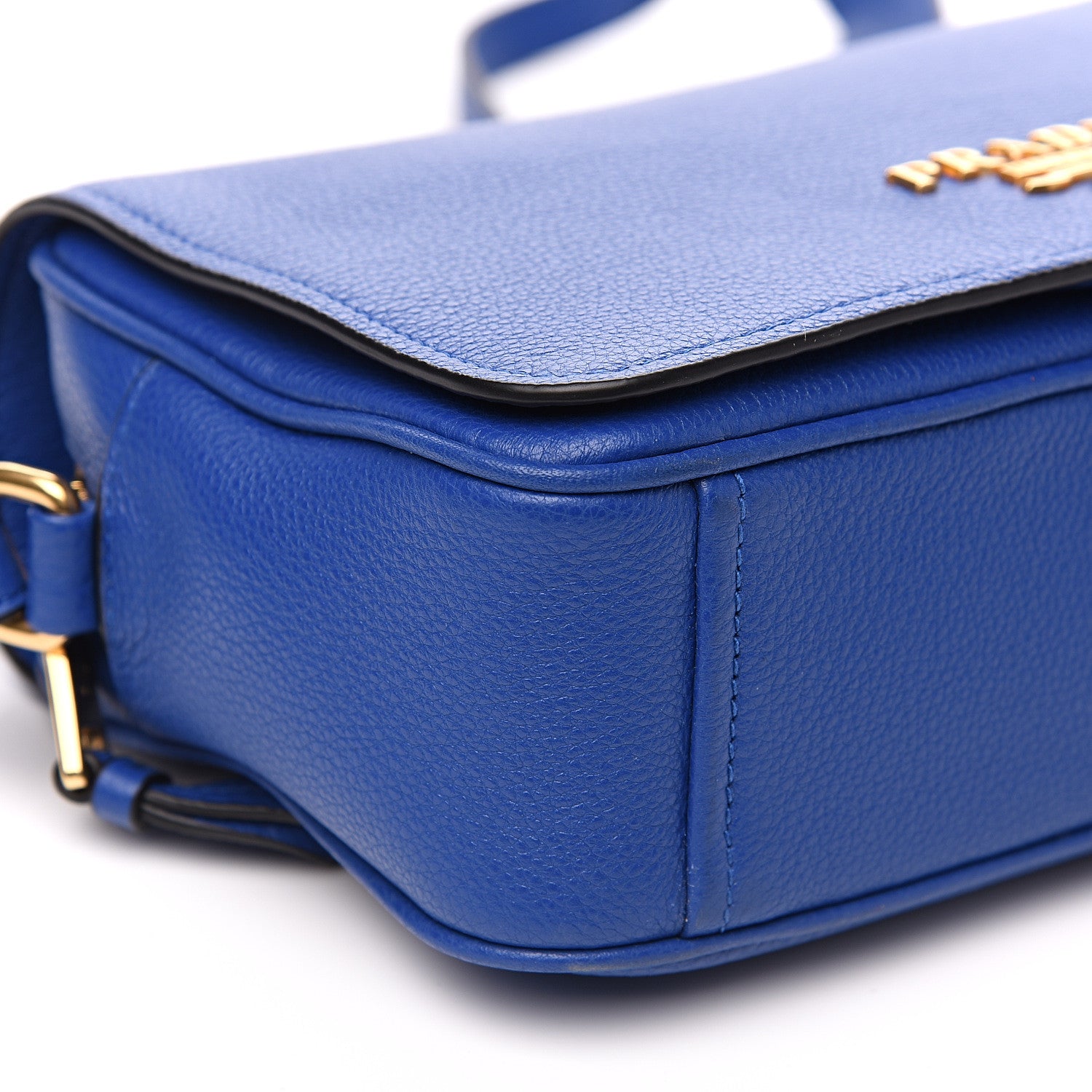 Prada Vitello Phenix Crossbody Bag Royal 7 of 8