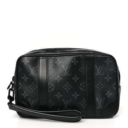 Louis Vuitton Monogram Eclipse Pouch Black 1 of 7