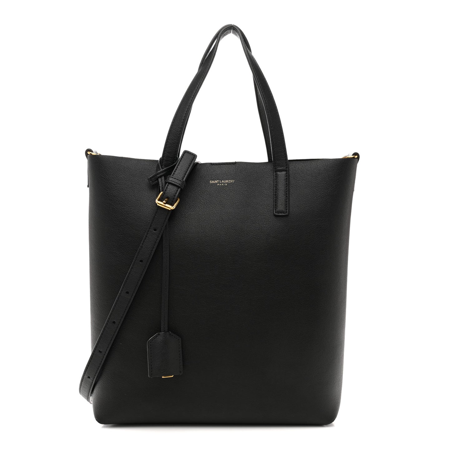 Calfskin Toy Shopping Tote Black