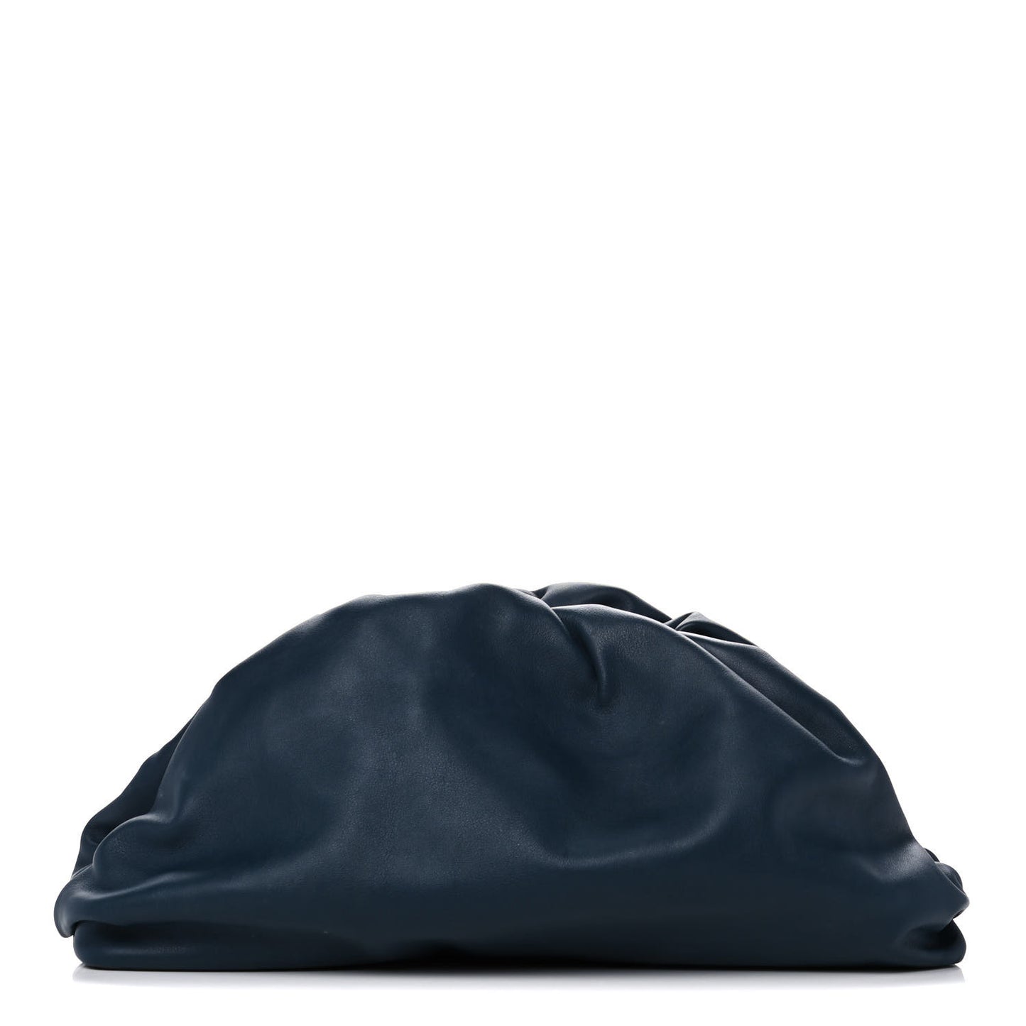 Smooth Butter Calf The Pouch Oversized Clutch Deep Blue