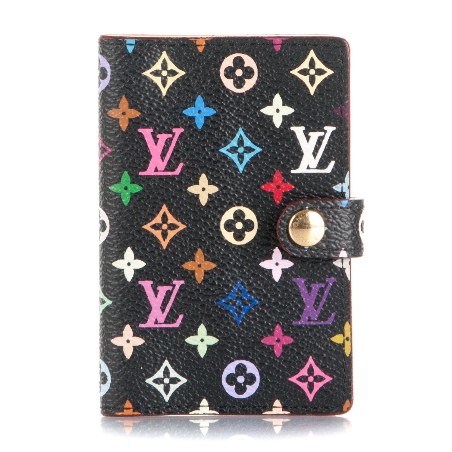 Louis Vuitton Monogram Multicolor Carnet de Bal Mini Agenda Cover Black 1 of 7