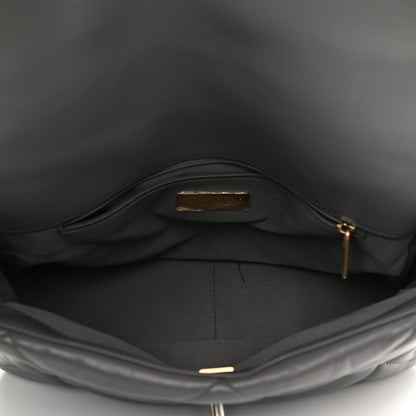 Chanel Lambskin Quilted Large Chanel 19 Flap Dark Grey 5 of 10