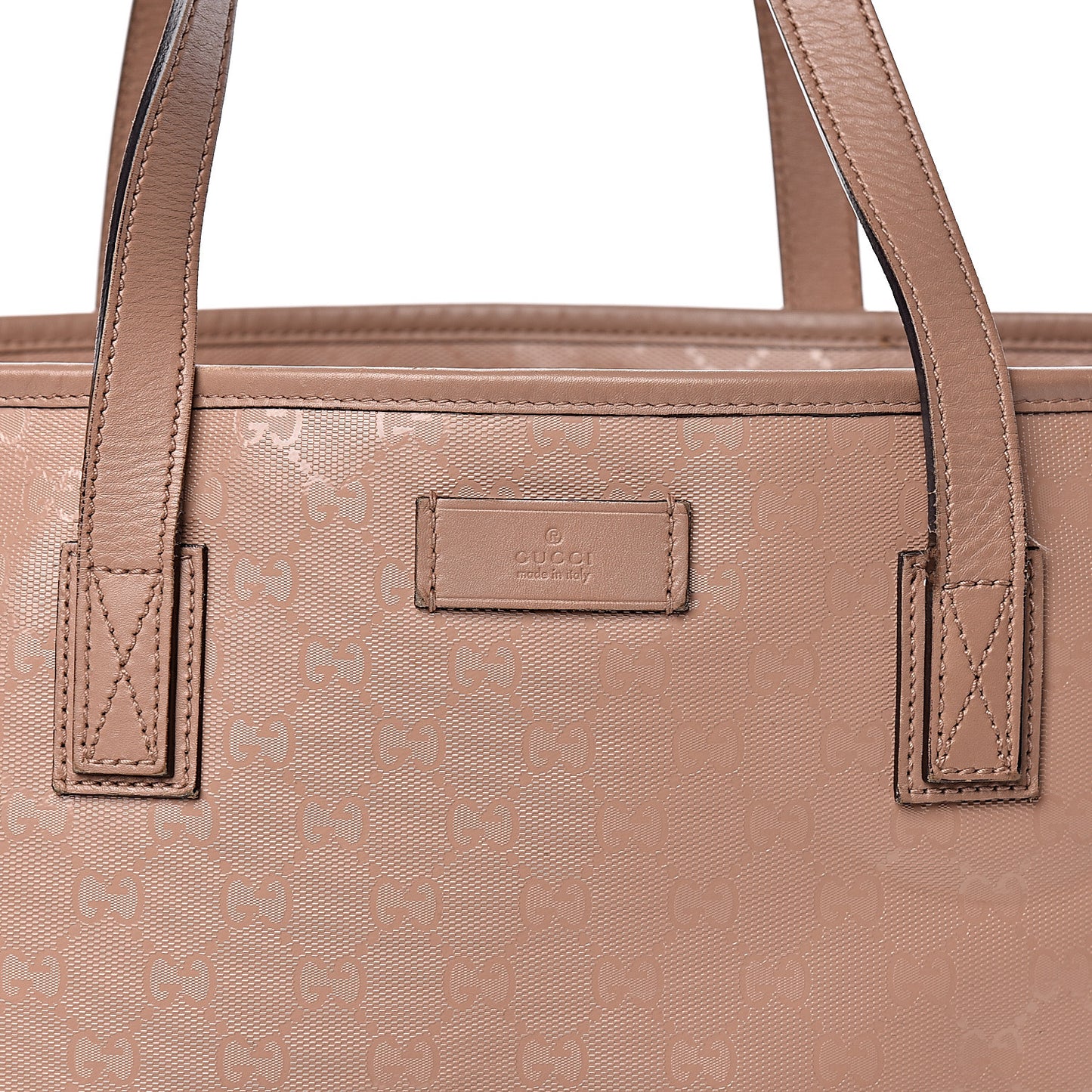Imprime Monogram Medium Zippered Shopping Tote Winter Rose