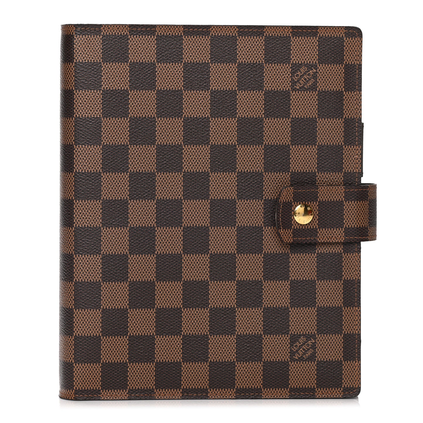 Damier Ebene Large Ring Agenda Cover