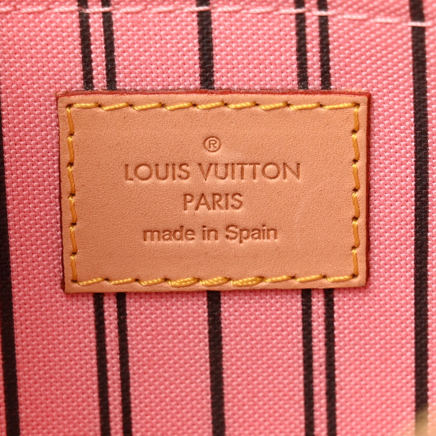 Monogram Neverfull MM GM Pochette Rose Ballerine