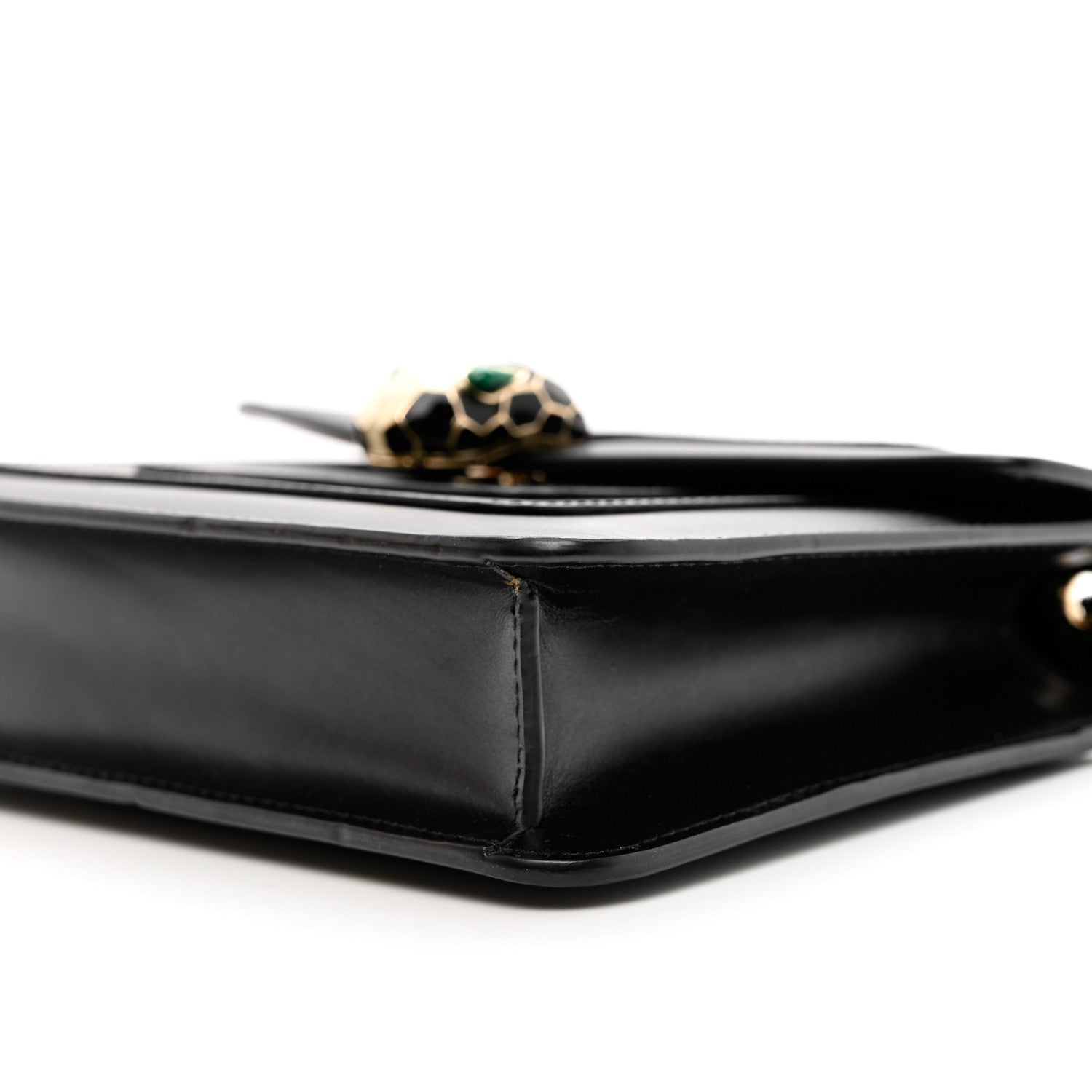 Bulgari Calfskin Serpenti Forever Crossbody Bag Black 9 of 9