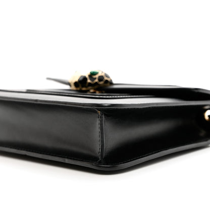 Bulgari Calfskin Serpenti Forever Crossbody Bag Black 9 of 9