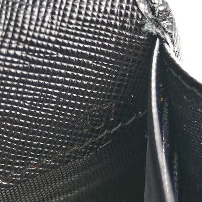 Prada Tessuto Nylon Triangle Continental Flap Wallet Black 7 of 13