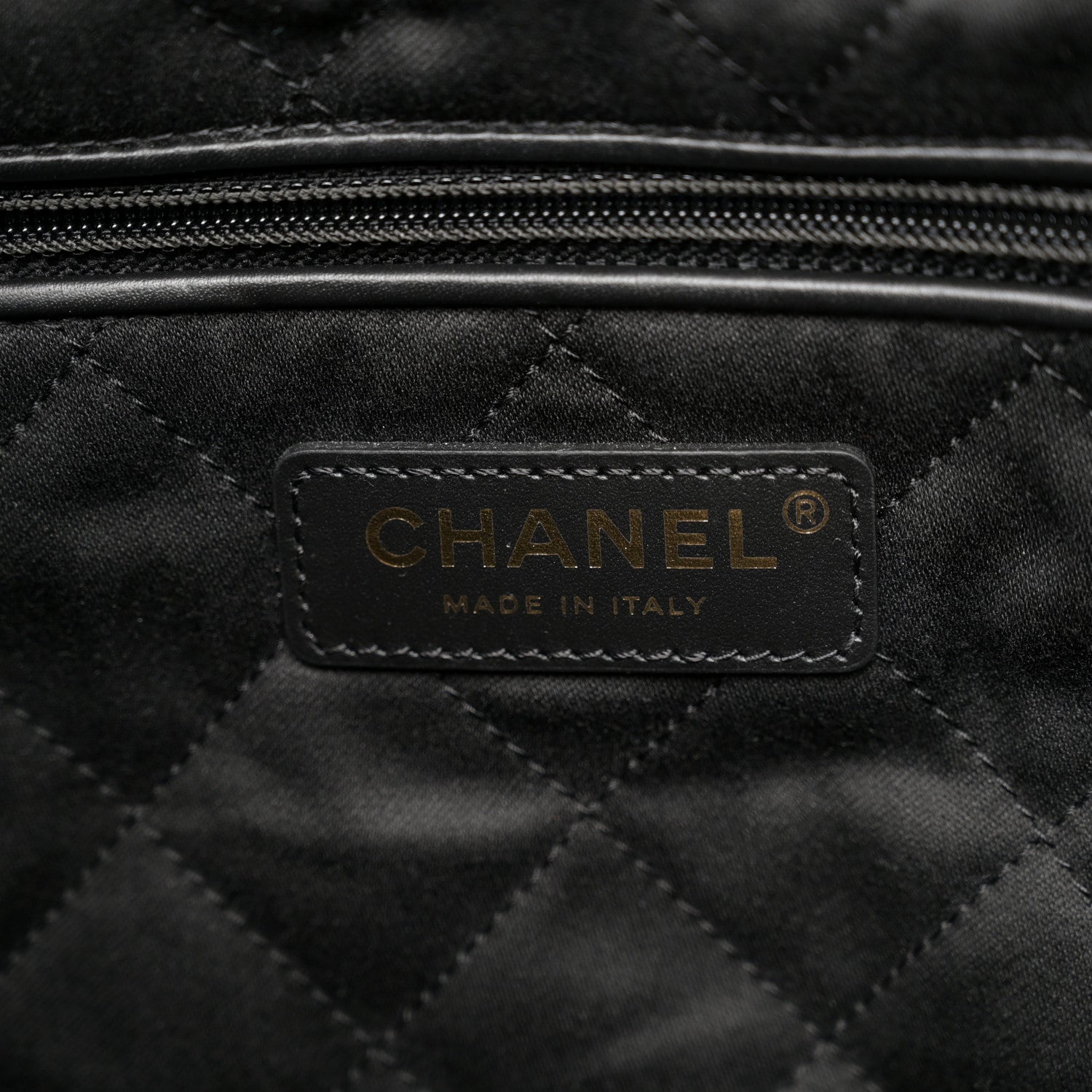 Chanel Shiny Calfskin Quilted Small Chanel 22 Black 7 of 11