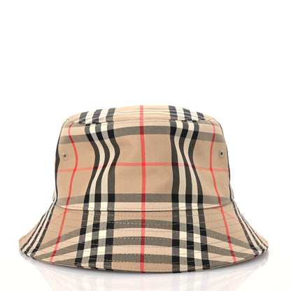 Burberry Technical Cotton Vintage Check Bucket Hat M Archive Beige 6 of 10