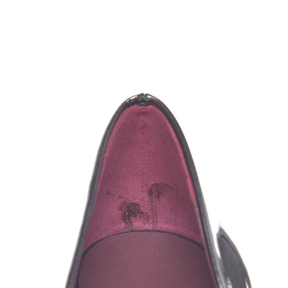 Miu Miu Vernice Mordore Pumps 38 Piombo 10 of 12
