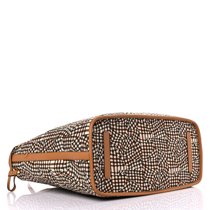 MCM Visetos Large Liz Reversible Shopper Tote Cognac 11 of 14