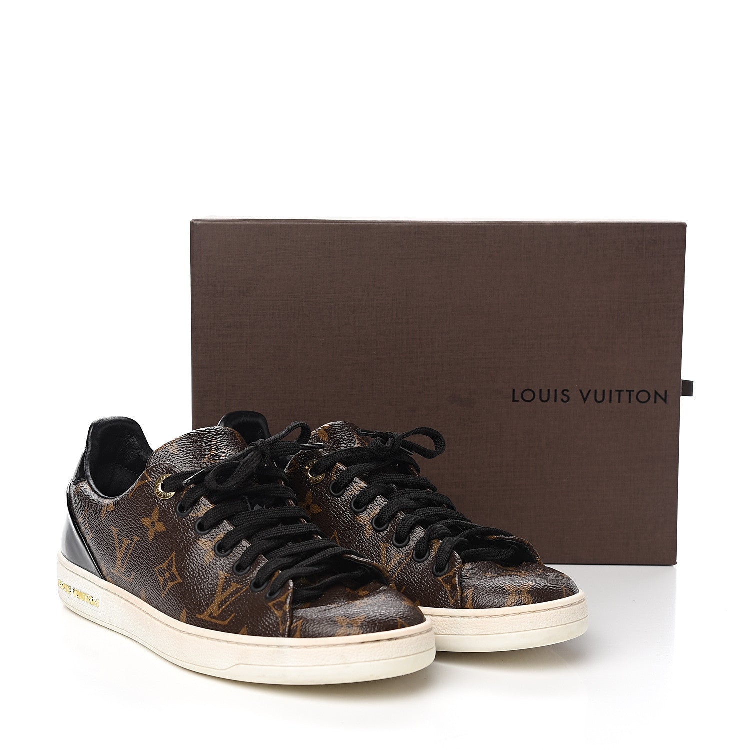 Louis Vuitton Patent Monogram Frontrow Sneakers 37 12 of 12