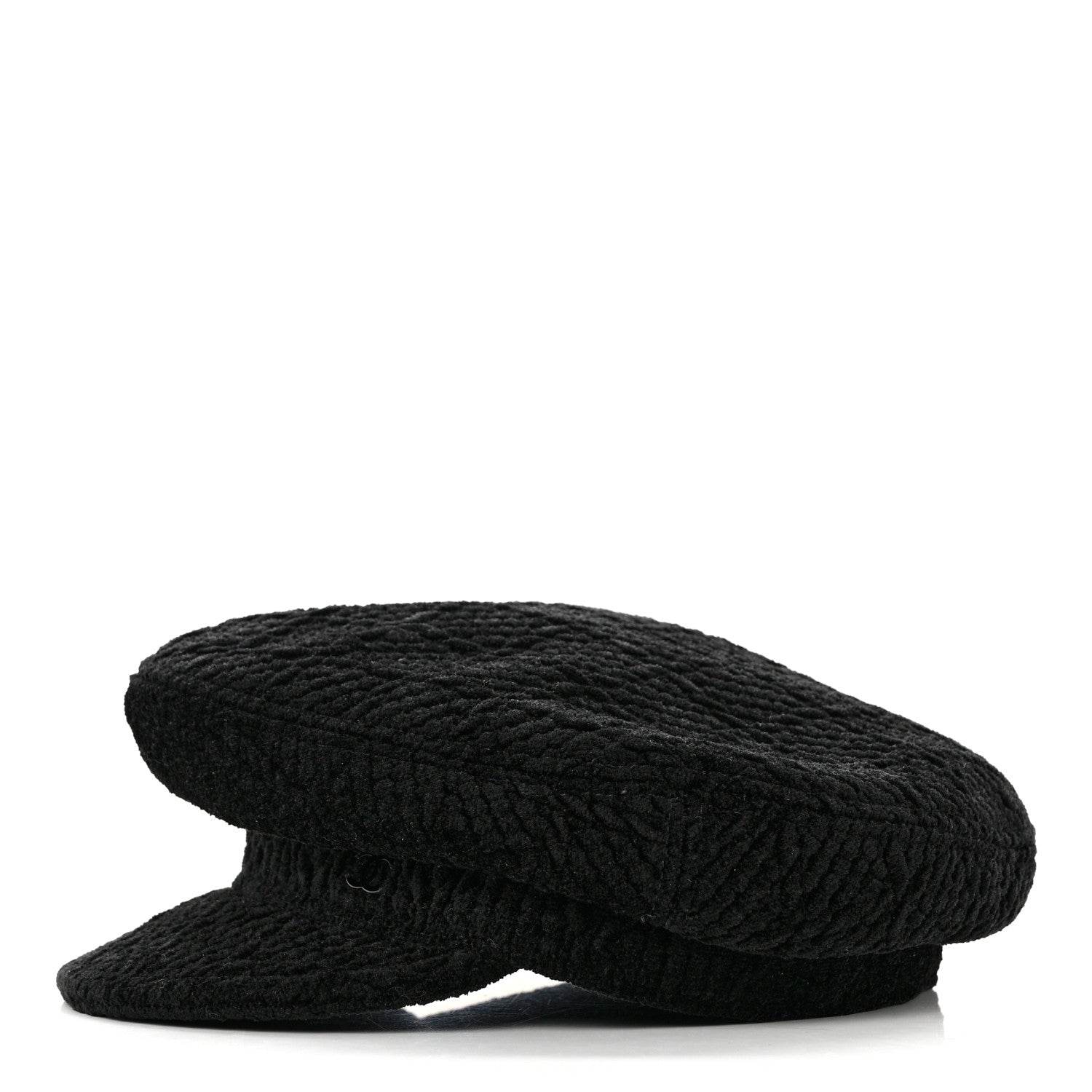Chanel Viscose Silk Quilted CC Cap S Black 3 of 7
