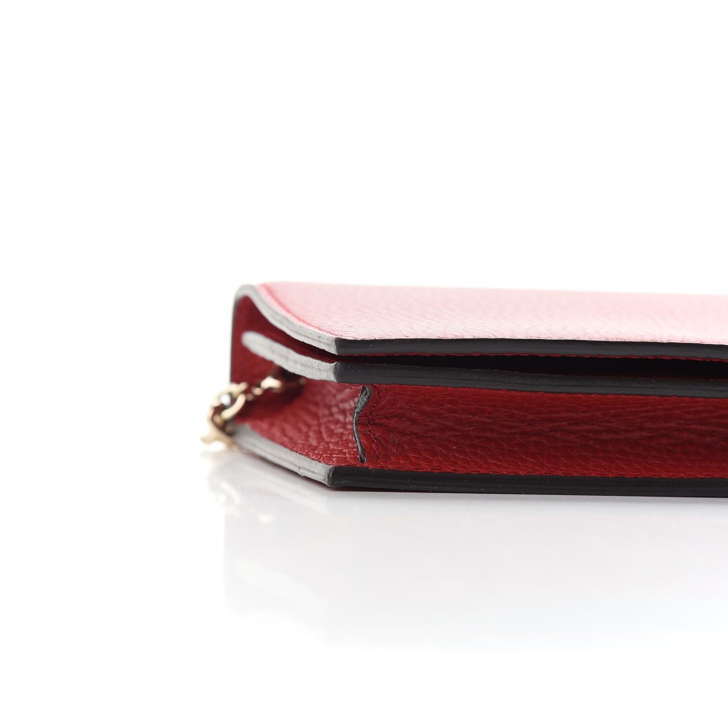 Gucci Dollar Calfskin Medium Betty Chain Wallet Tabasco 5 of 8