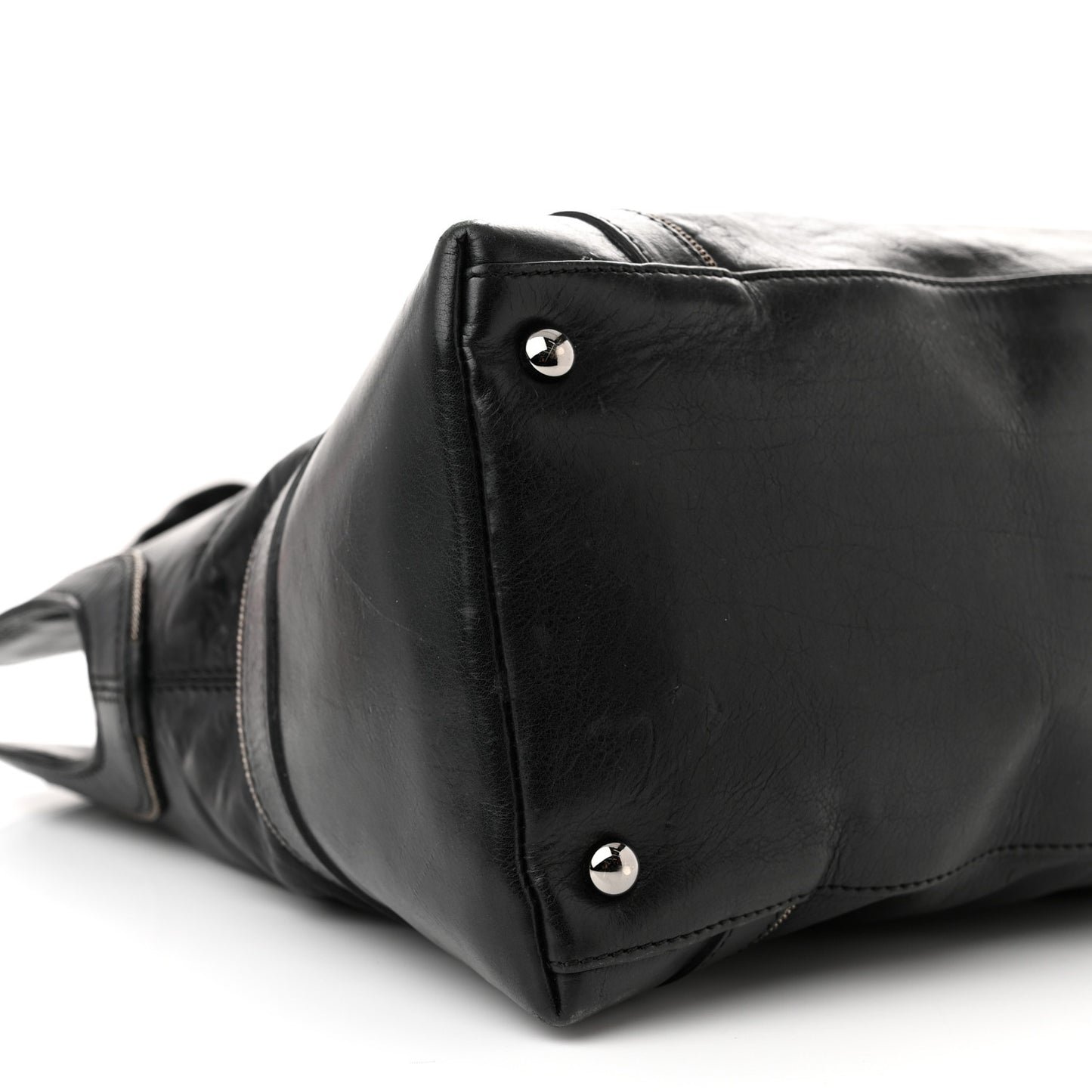Lambskin East West Soho Shopper Black