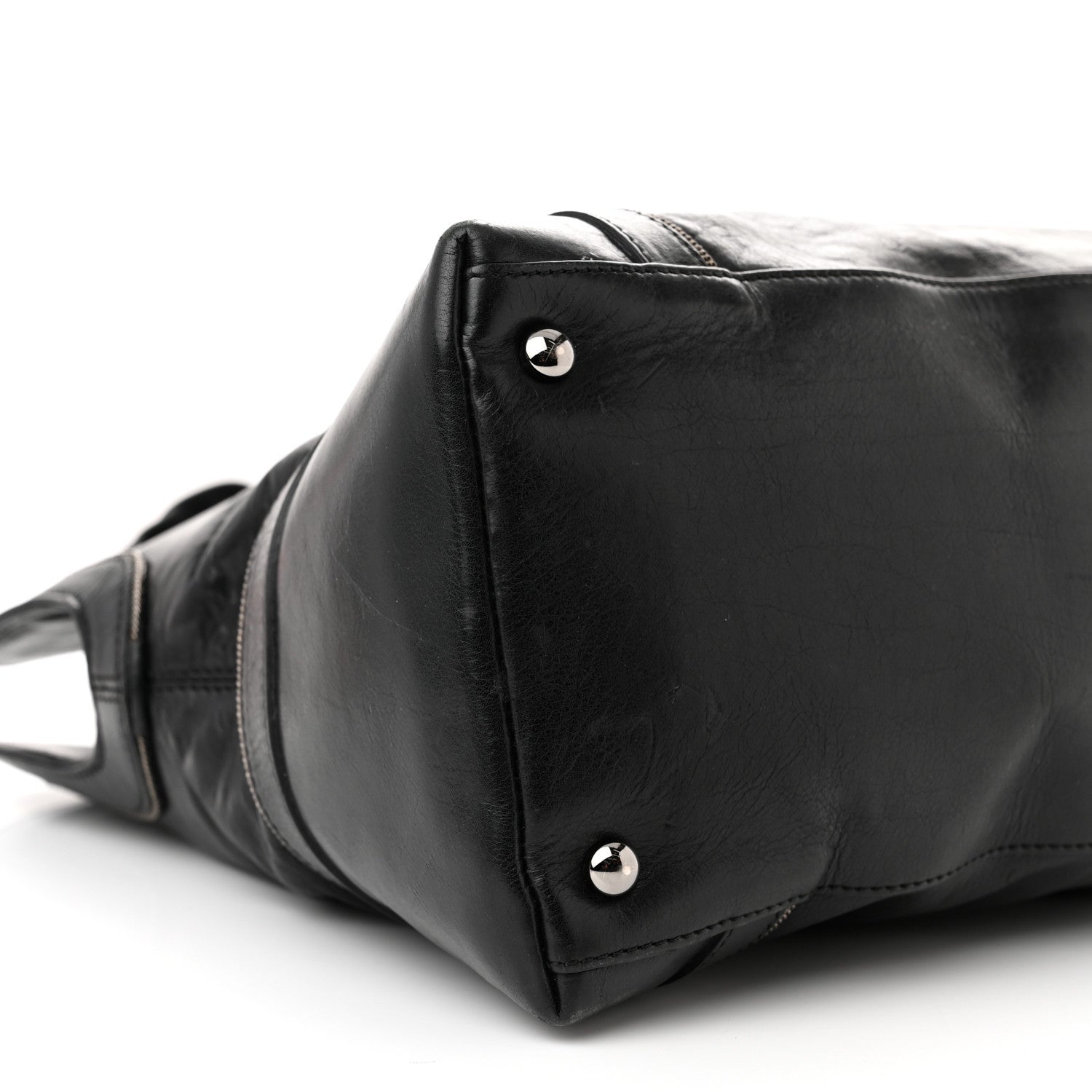 Chanel Lambskin East West Soho Shopper Black 9 of 15