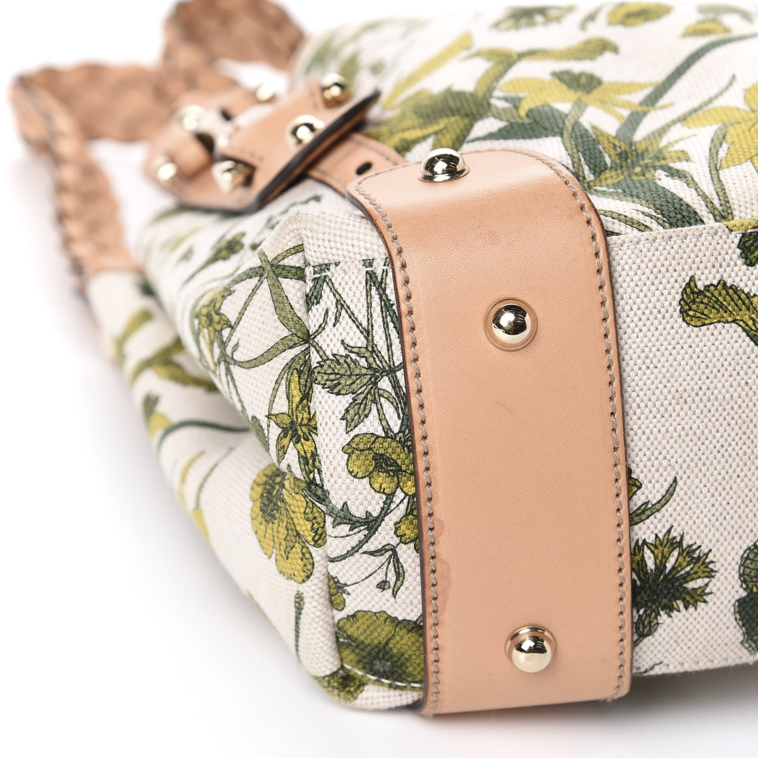 Gucci Canvas Small Floral Flora Pelham Shoulder Bag Beige 6 of 12