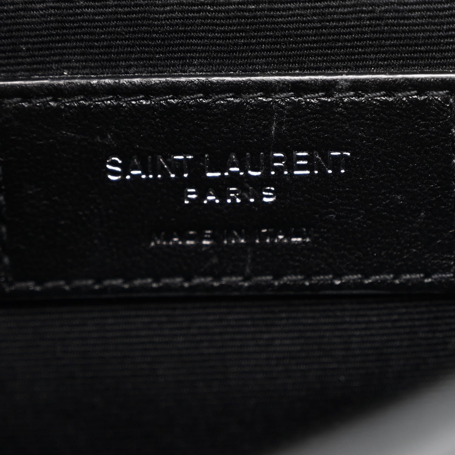 Saint Laurent Lambskin Quilted Toy Loulou Puffer Monogram Chain Satchel Black 6 of 11