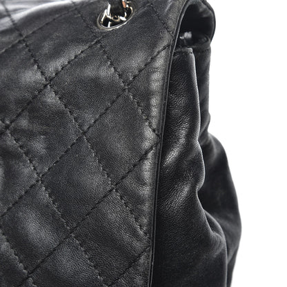 Chanel Shiny Lambskin Quilted Medium Trianon Messenger Flap Black 13 of 16