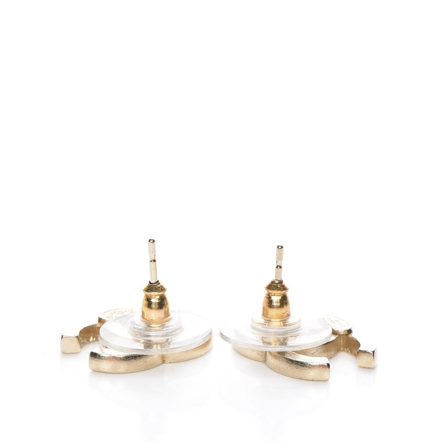 Crystal CC Earrings Gold