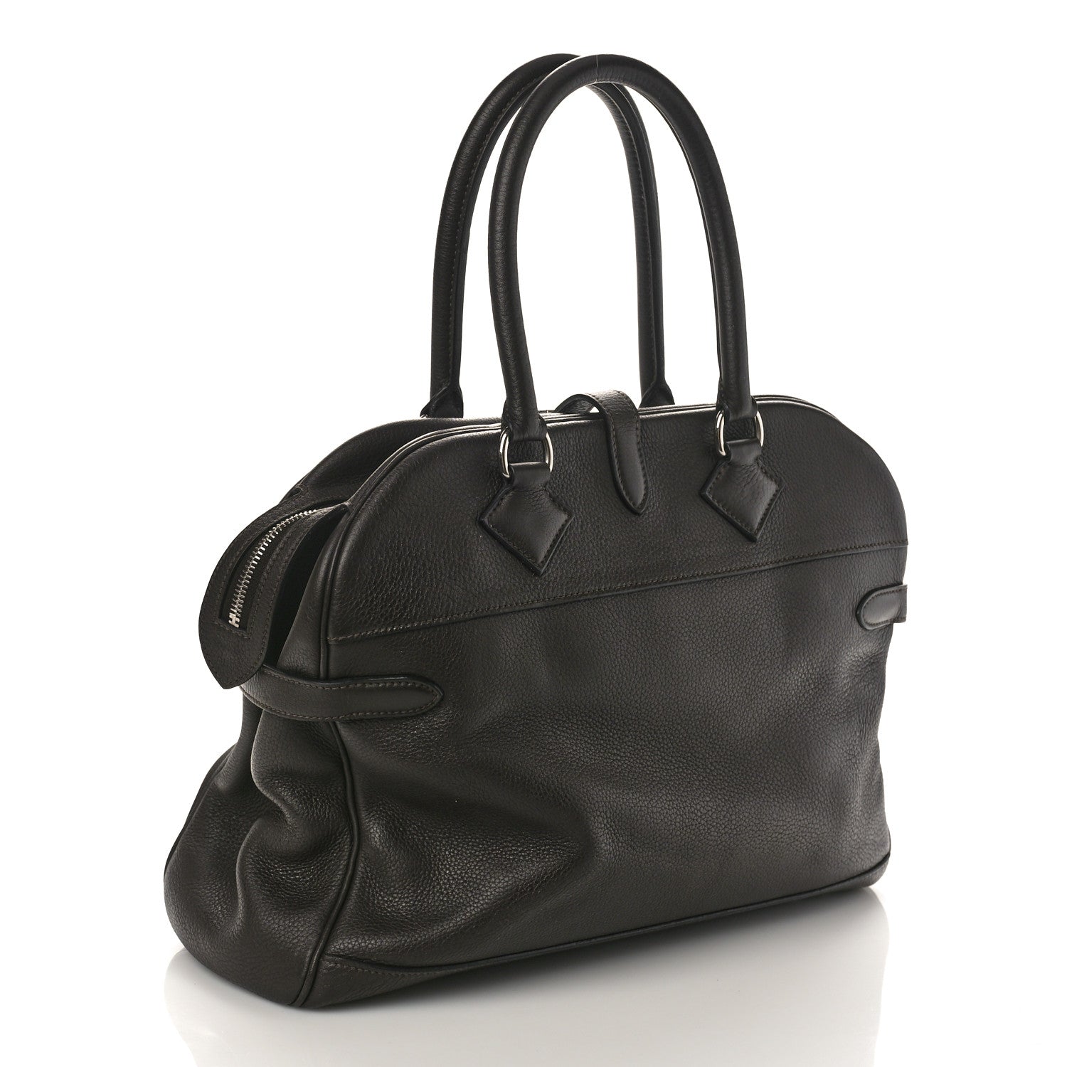 Hermes Taurillon Clemence Atlas 35 Chocolate 2 of 8