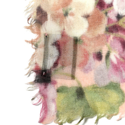 Gucci Modal Silk Blooms Scarf Pink 4 of 4