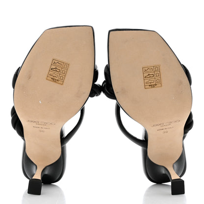 Jimmy Choo Nappa Diosa 90 Sandals 36 Black 5 of 10