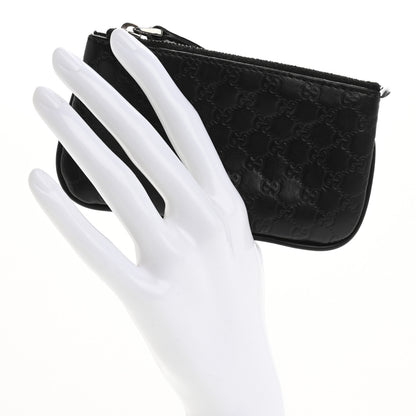 Gucci Microguccissima Key Ring Coin Case Black 2 of 12