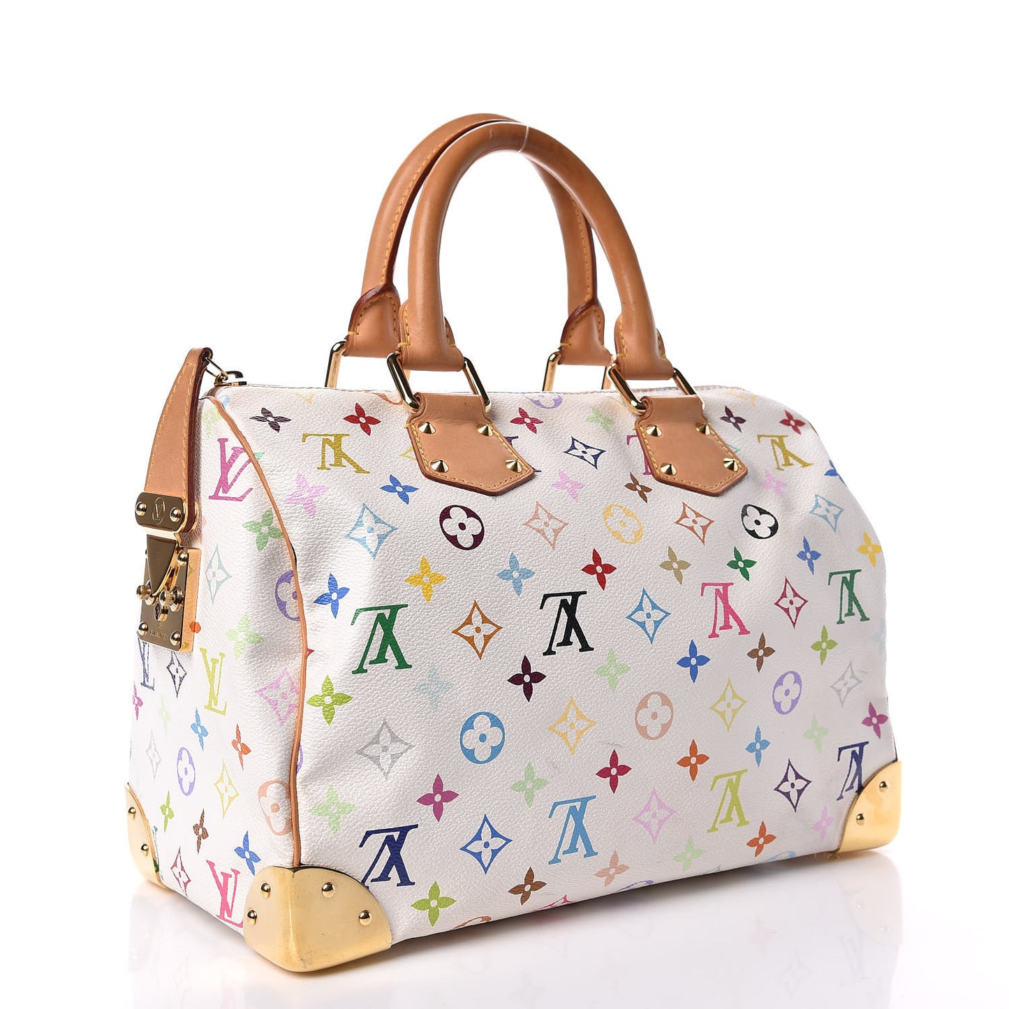 Monogram Multicolor Speedy 30 White