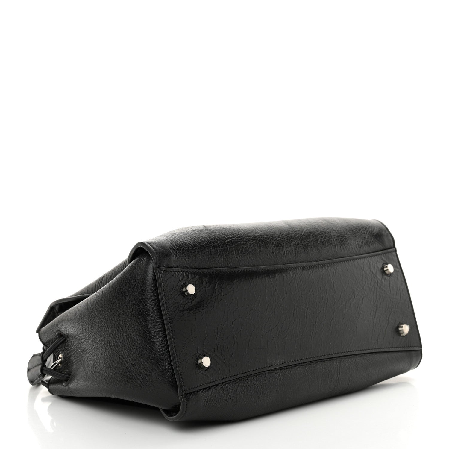 Mulberry High Shine Calfskin Iris Tote Black 4 of 11