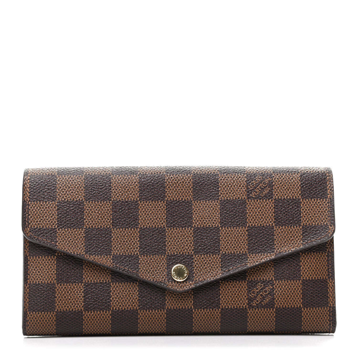 Louis Vuitton Damier Ebene Sarah Wallet NM 1 of 9