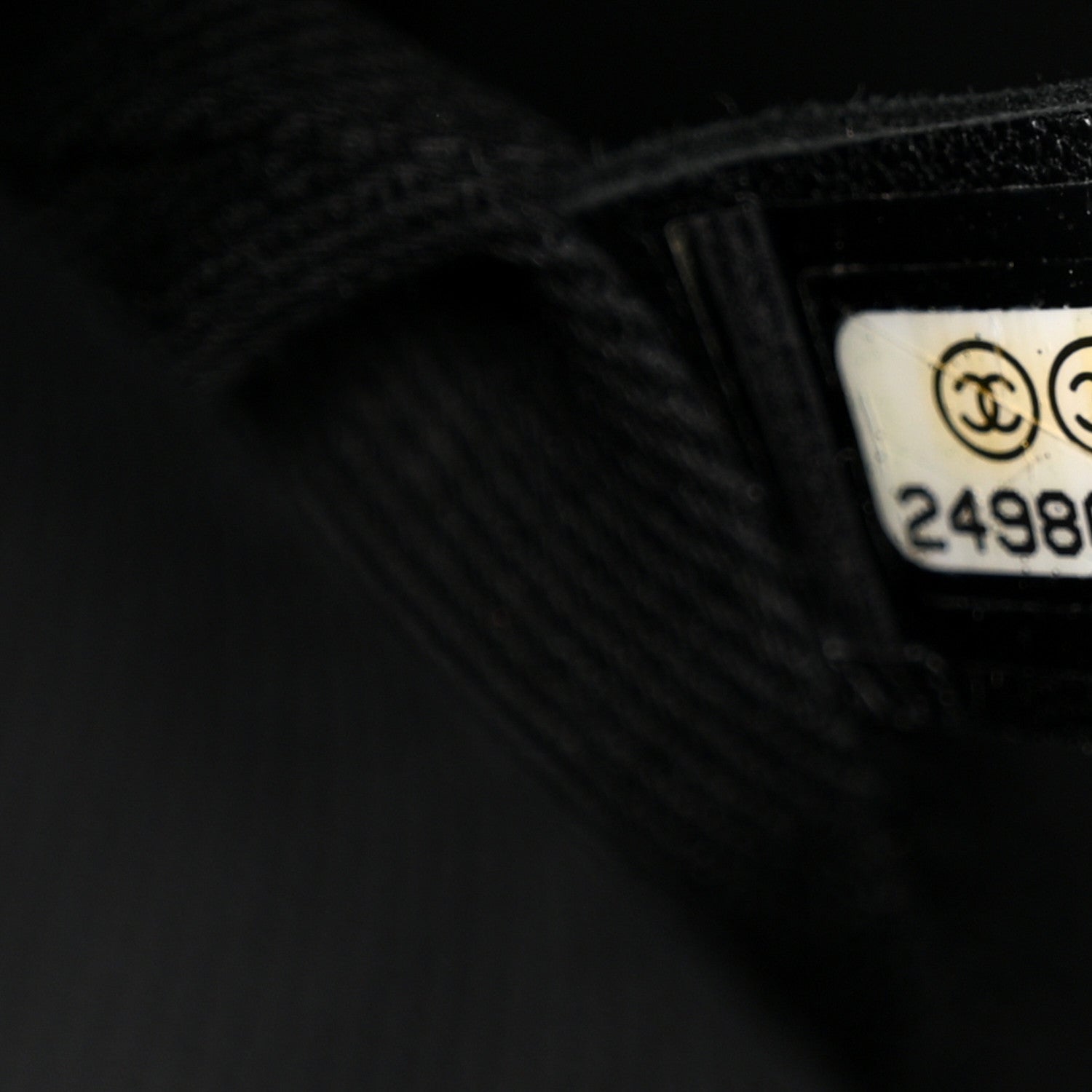 Chanel Calfskin Large Coco Eyelets Shopping Tote Black 7 of 10