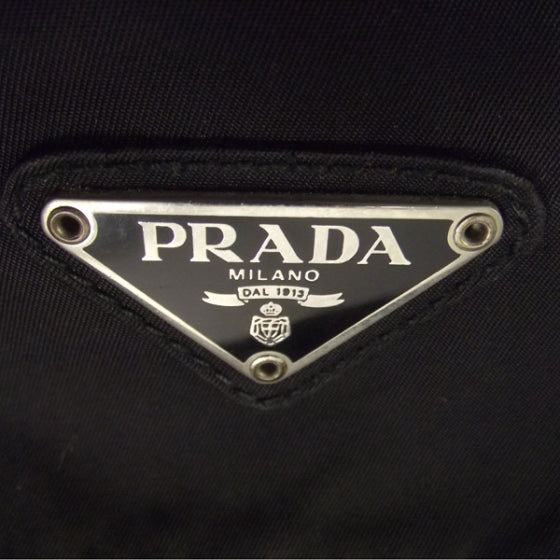 Prada Tessuto Nylon Messenger Bag Black 9 of 9
