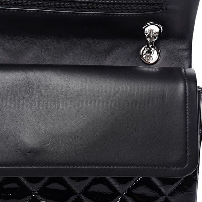 Chanel Distressed Patent Quilted 2.55 Reissue 227 Flap Black 12 of 17