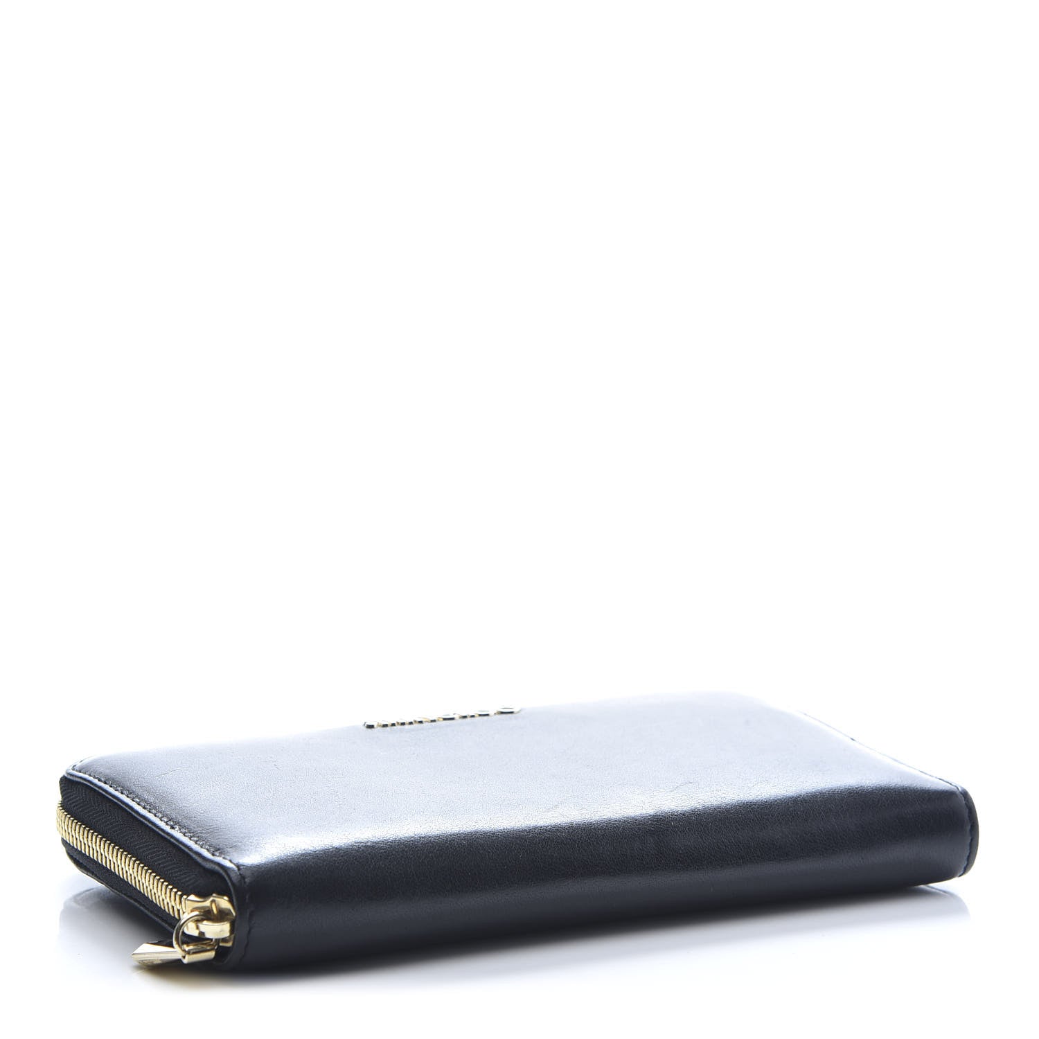 Jimmy Choo Soft Grained Goatskin Pippa Zip Around Wallet Black 3 of 9