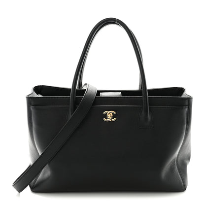 Chanel Calfskin Cerf Executive Shopper Tote Black 1 of 10